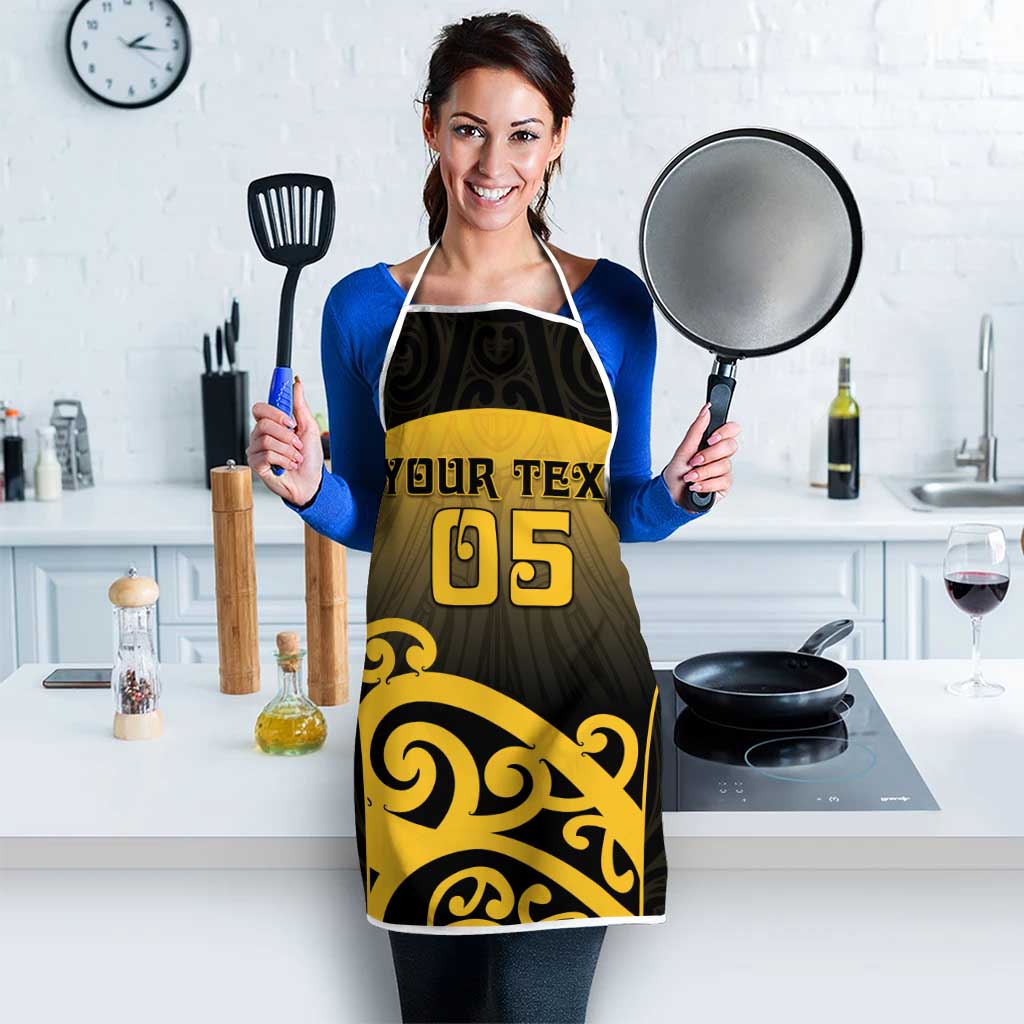 Custom Motueka High School Apron Maori Koru Pattern LT05 - Polynesian Pride