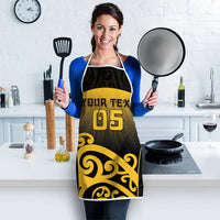 Custom Motueka High School Apron Maori Koru Pattern LT05 - Polynesian Pride