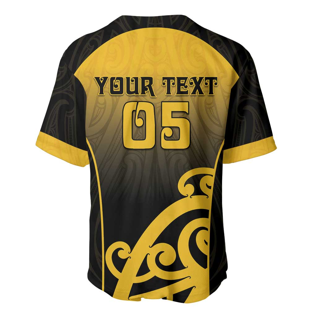 Custom Motueka High School Baseball Jersey Maori Koru Pattern LT05 - Polynesian Pride