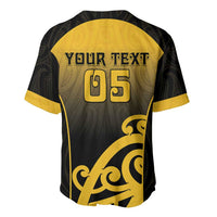 Custom Motueka High School Baseball Jersey Maori Koru Pattern LT05 - Polynesian Pride