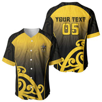 Custom Motueka High School Baseball Jersey Maori Koru Pattern LT05 - Polynesian Pride