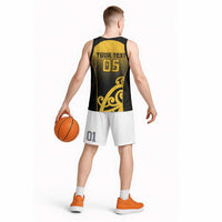 Custom Motueka High School Basketball Jersey Maori Koru Pattern