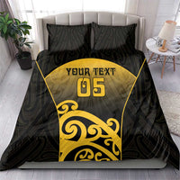 Custom Motueka High School Bedding Set Maori Koru Pattern LT05 - Polynesian Pride