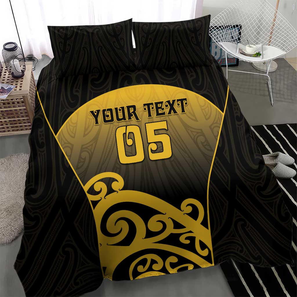 Custom Motueka High School Bedding Set Maori Koru Pattern LT05 - Polynesian Pride