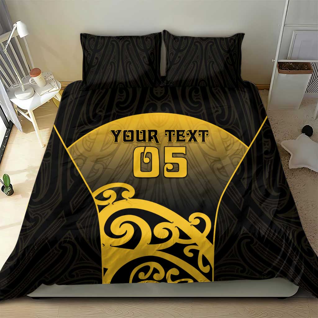Custom Motueka High School Bedding Set Maori Koru Pattern LT05 - Polynesian Pride