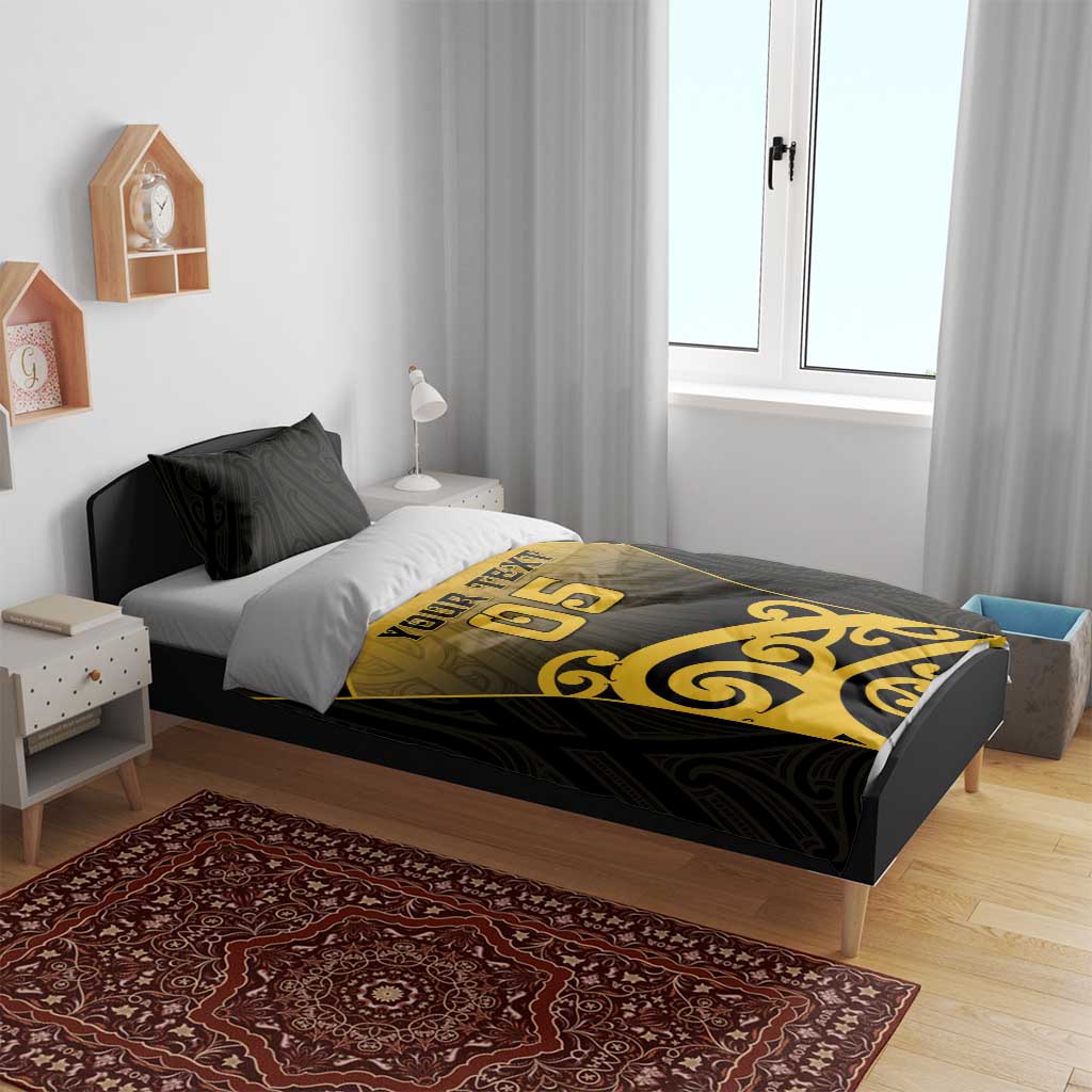 Custom Motueka High School Bedding Set Maori Koru Pattern LT05 - Polynesian Pride