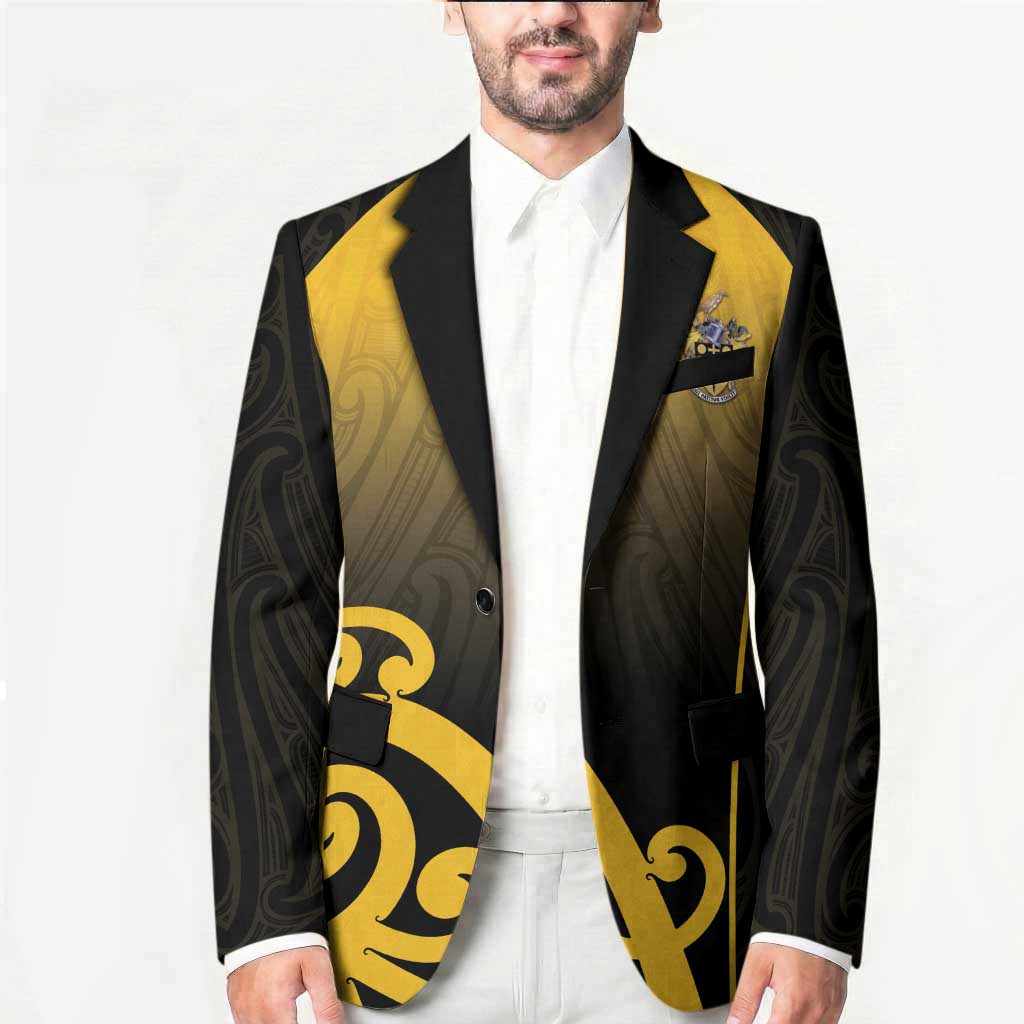 Custom Motueka High School Blazer Maori Koru Pattern LT05 - Polynesian Pride