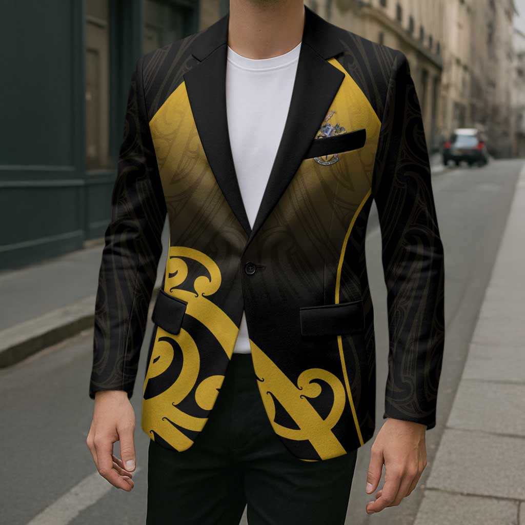 Custom Motueka High School Blazer Maori Koru Pattern LT05 - Polynesian Pride