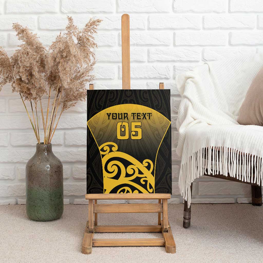 Custom Motueka High School Canvas Wall Art Maori Koru Pattern LT05 - Polynesian Pride