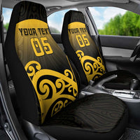 Custom Motueka High School Car Seat Cover Maori Koru Pattern LT05 - Polynesian Pride