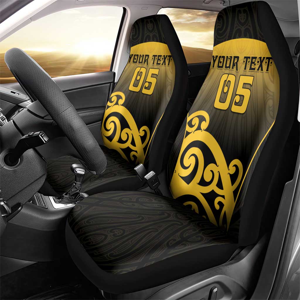 Custom Motueka High School Car Seat Cover Maori Koru Pattern LT05 - Polynesian Pride