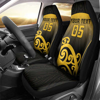 Custom Motueka High School Car Seat Cover Maori Koru Pattern LT05 - Polynesian Pride