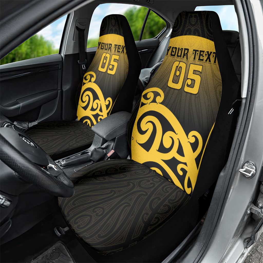 Custom Motueka High School Car Seat Cover Maori Koru Pattern LT05 - Polynesian Pride