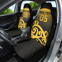 Custom Motueka High School Car Seat Cover Maori Koru Pattern LT05 - Polynesian Pride