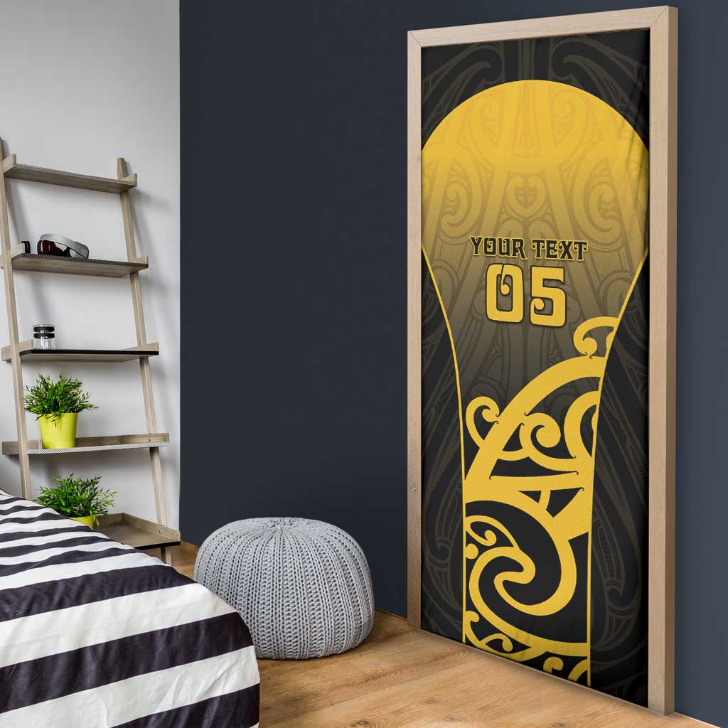 Custom Motueka High School Door Cover Maori Koru Pattern LT05 - Polynesian Pride