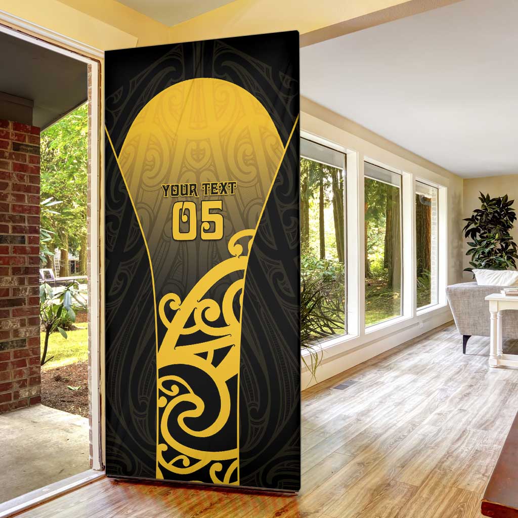 Custom Motueka High School Door Cover Maori Koru Pattern LT05 - Polynesian Pride