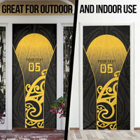 Custom Motueka High School Door Cover Maori Koru Pattern LT05 - Polynesian Pride