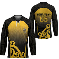 Custom Motueka High School Hockey Jersey Maori Koru Pattern LT05 - Polynesian Pride