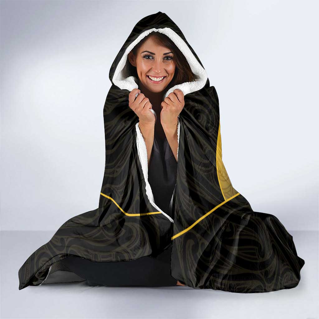 Custom Motueka High School Hooded Blanket Maori Koru Pattern LT05 - Polynesian Pride