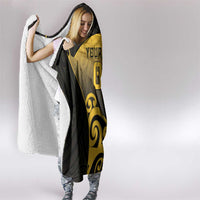 Custom Motueka High School Hooded Blanket Maori Koru Pattern LT05 - Polynesian Pride