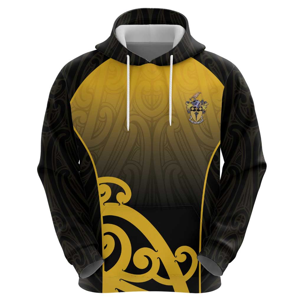 Custom Motueka High School Hoodie Maori Koru Pattern LT05 - Polynesian Pride