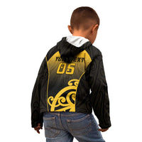 Custom Motueka High School Kid Hoodie Maori Koru Pattern LT05 - Polynesian Pride