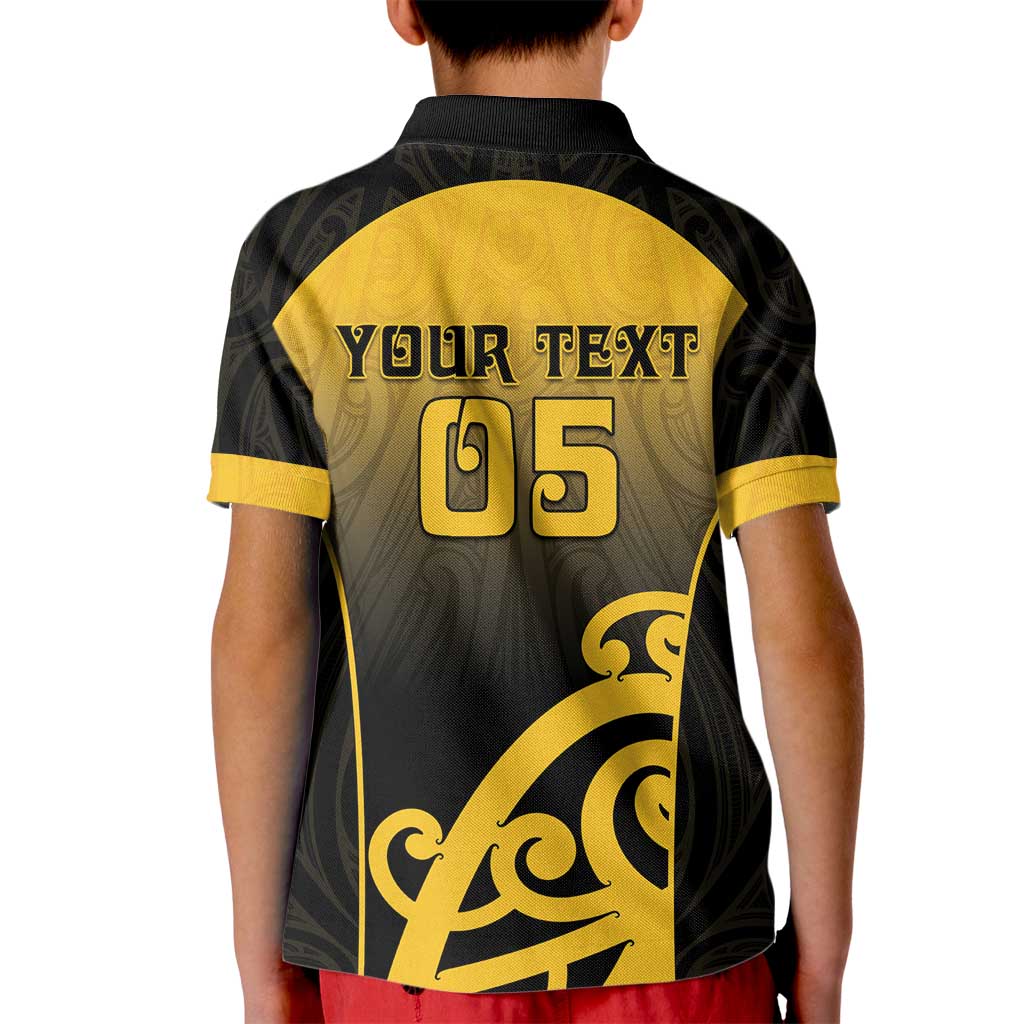 Custom Motueka High School Kid Polo Shirt Maori Koru Pattern LT05 - Polynesian Pride