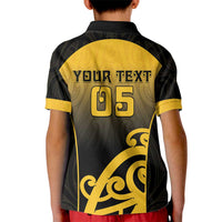 Custom Motueka High School Kid Polo Shirt Maori Koru Pattern LT05 - Polynesian Pride