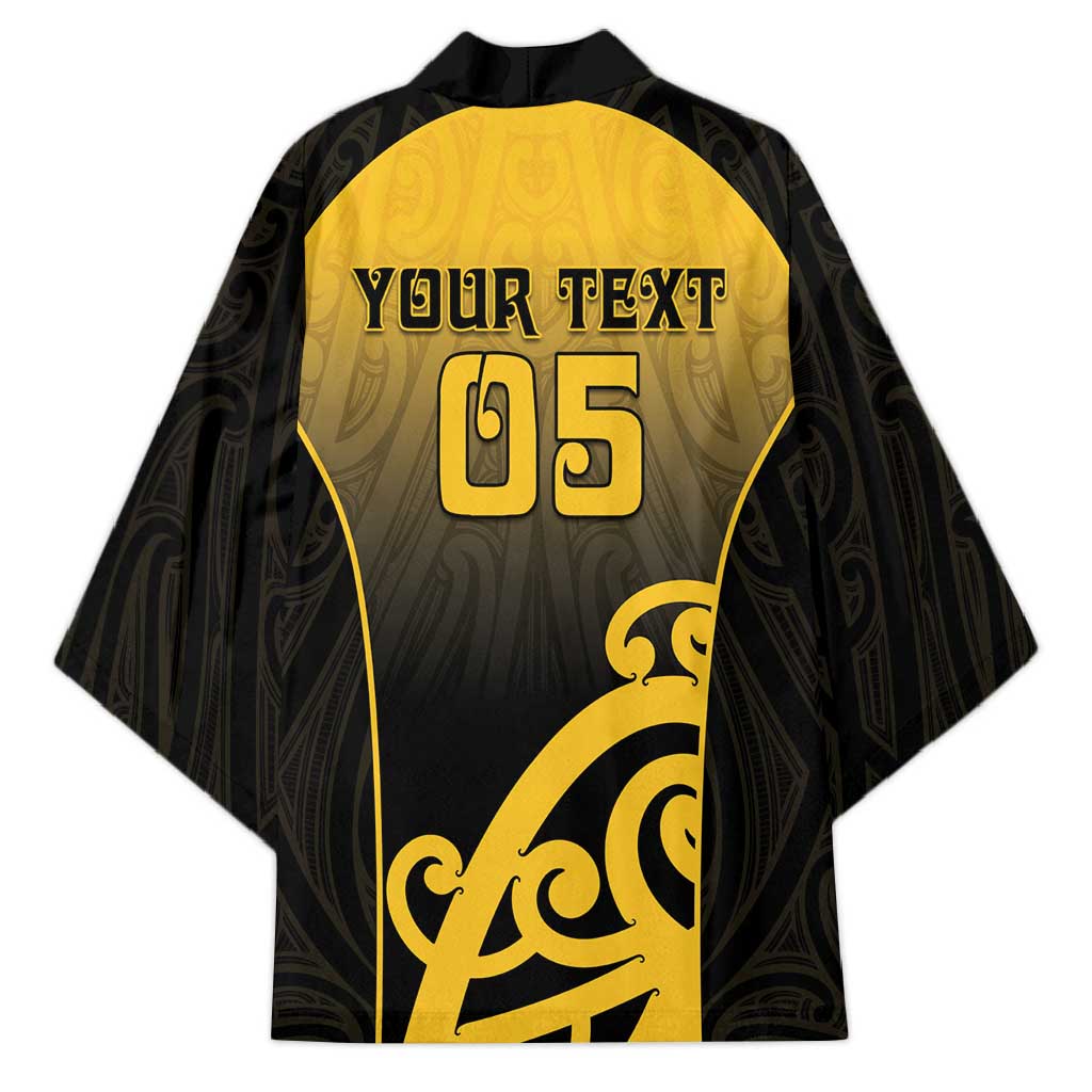 Custom Motueka High School Kimono Maori Koru Pattern LT05 - Polynesian Pride
