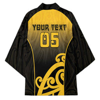 Custom Motueka High School Kimono Maori Koru Pattern LT05 - Polynesian Pride