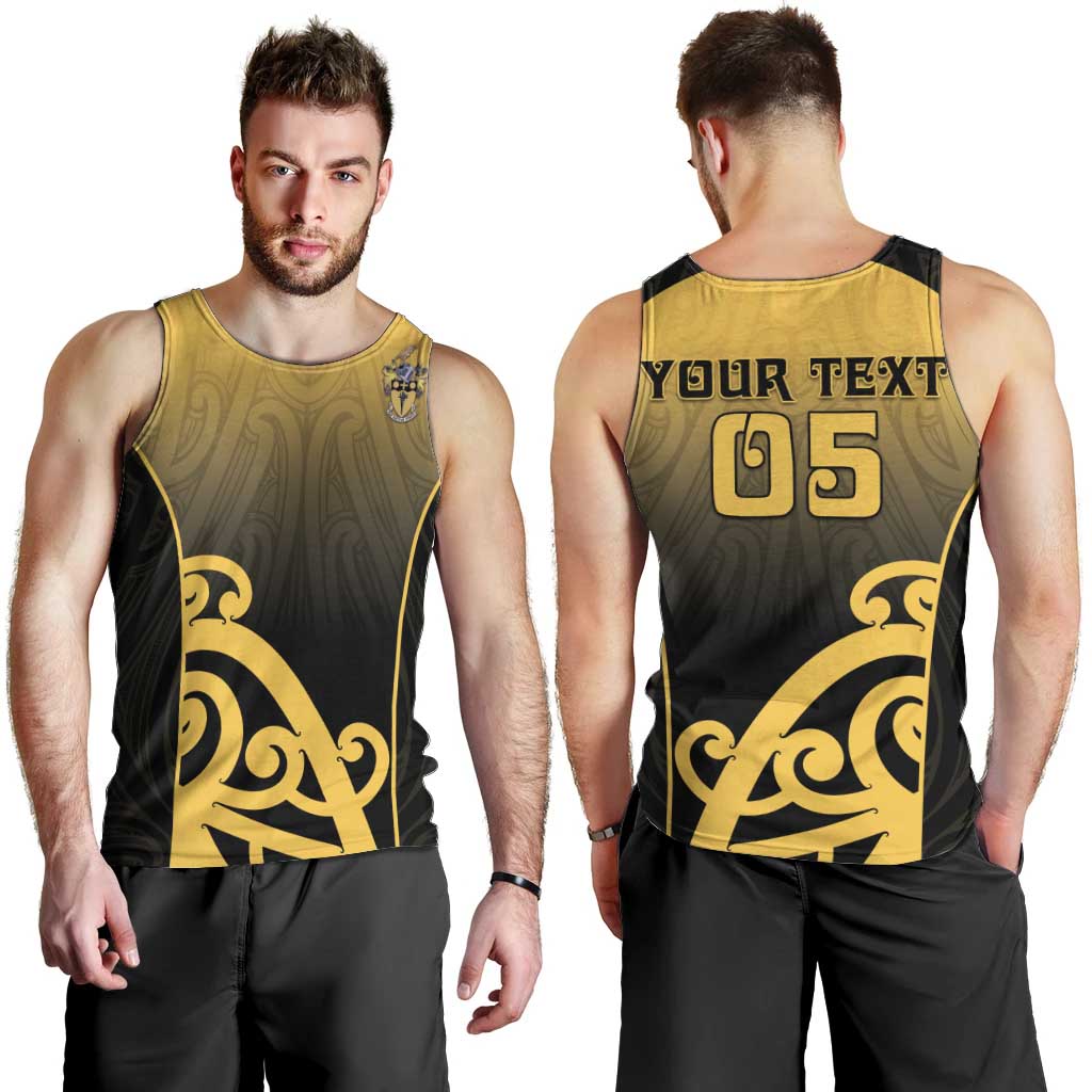 Custom Motueka High School Men Tank Top Maori Koru Pattern LT05 - Polynesian Pride