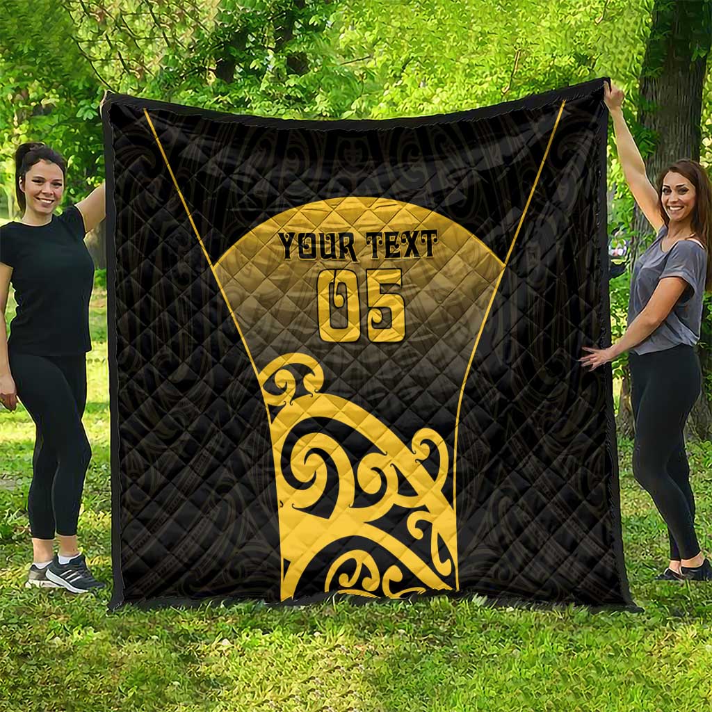 Custom Motueka High School Quilt Maori Koru Pattern LT05 - Polynesian Pride
