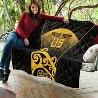 Custom Motueka High School Quilt Maori Koru Pattern LT05 - Polynesian Pride