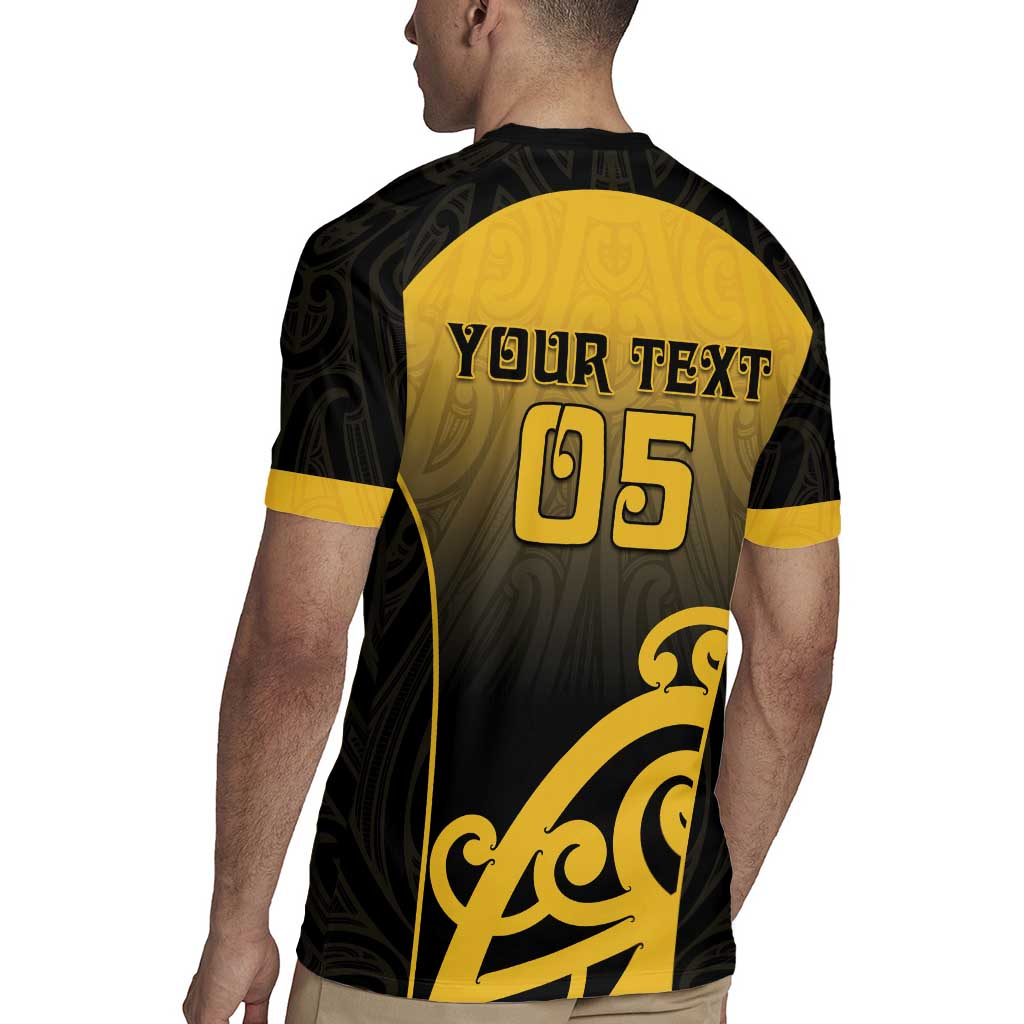 Custom Motueka High School Rugby Jersey Maori Koru Pattern LT05 - Polynesian Pride