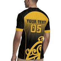 Custom Motueka High School Rugby Jersey Maori Koru Pattern LT05 - Polynesian Pride