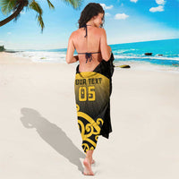 Custom Motueka High School Sarong Maori Koru Pattern LT05 - Polynesian Pride