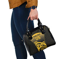 Custom Motueka High School Shoulder Handbag Maori Koru Pattern LT05 - Polynesian Pride