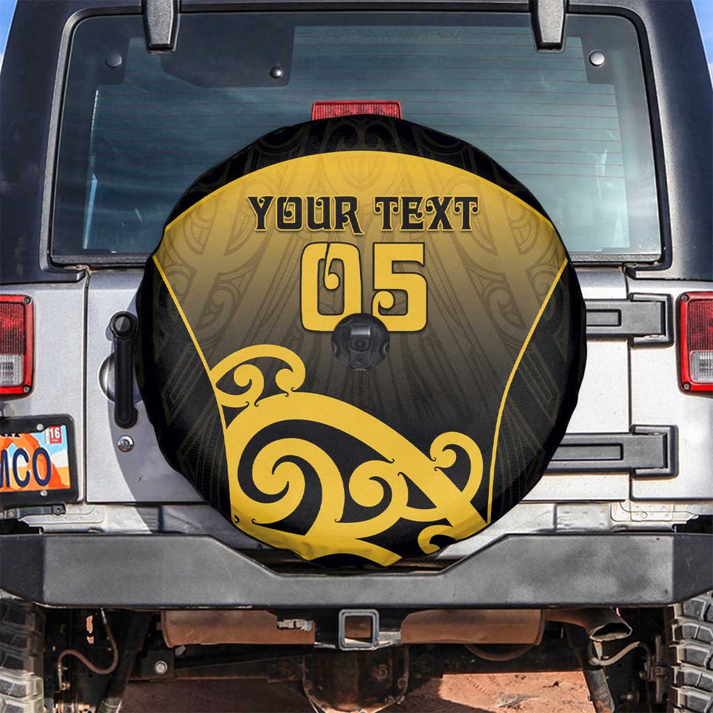 Custom Motueka High School Spare Tire Cover Maori Koru Pattern
