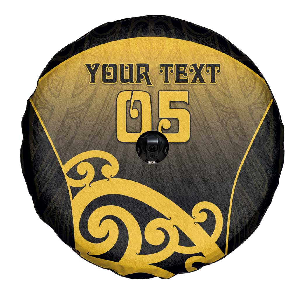 Custom Motueka High School Spare Tire Cover Maori Koru Pattern