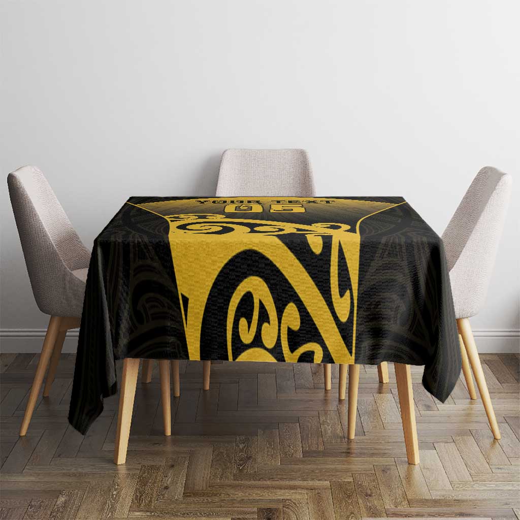 Custom Motueka High School Tablecloth Maori Koru Pattern LT05 - Polynesian Pride