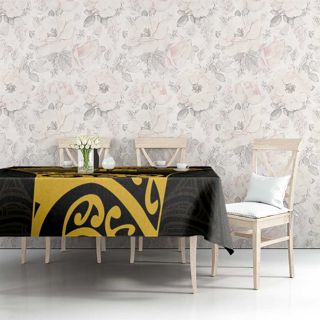 Custom Motueka High School Tablecloth Maori Koru Pattern LT05 - Polynesian Pride