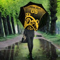 Custom Motueka High School Umbrella Maori Koru Pattern LT05 - Polynesian Pride