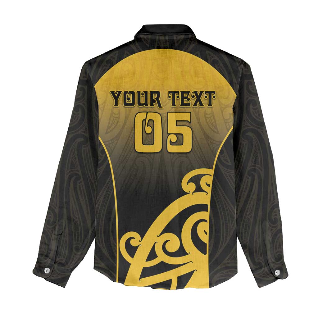 Custom Motueka High School Women Casual Shirt Maori Koru Pattern LT05 - Polynesian Pride