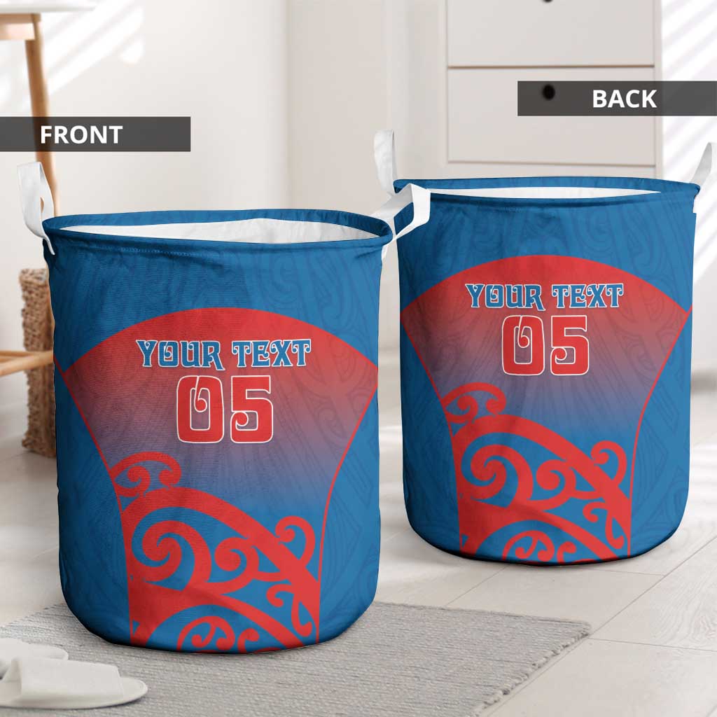 Custom St Joseph's Maori Girls' College Laundry Basket Maori Koru Pattern LT05 - Polynesian Pride