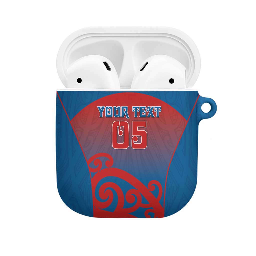 Custom St Joseph's Maori Girls' College AirPods Case Maori Koru Pattern