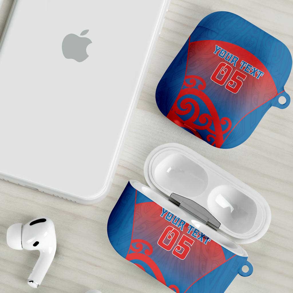 Custom St Joseph's Maori Girls' College AirPods Case Maori Koru Pattern LT05 - Polynesian Pride