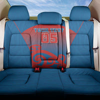 Custom St Joseph's Maori Girls' College Back Car Seat Cover Maori Koru Pattern LT05 One Size Blue - Polynesian Pride