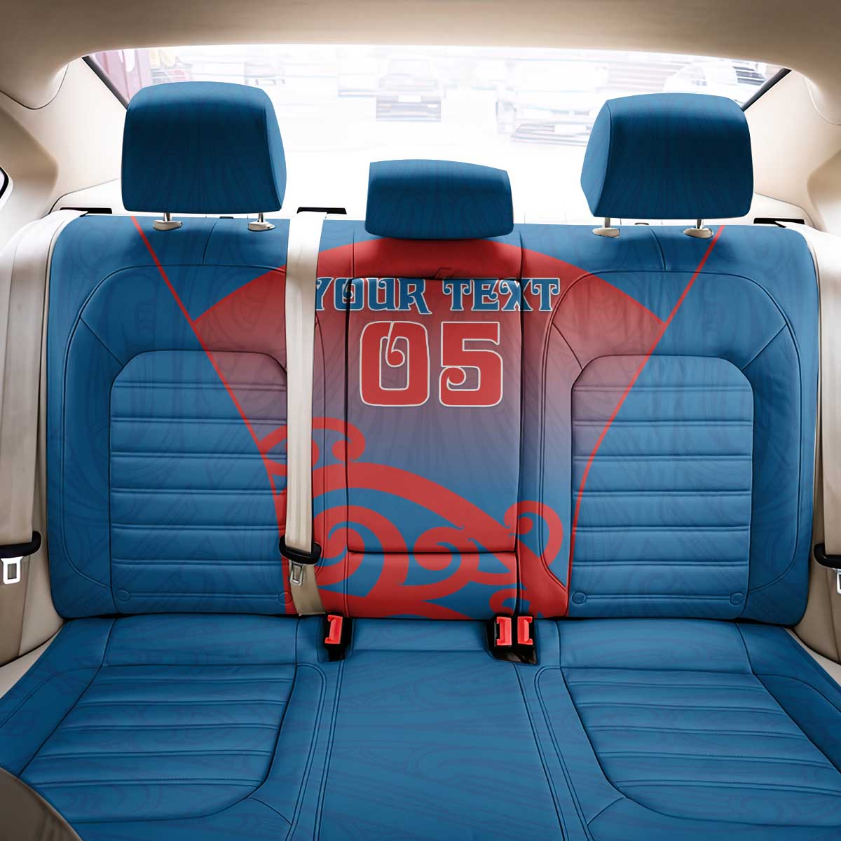 Custom St Joseph's Maori Girls' College Back Car Seat Cover Maori Koru Pattern LT05 - Polynesian Pride