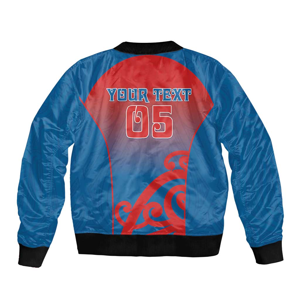 Custom St Joseph's Maori Girls' College Bomber Jacket Maori Koru Pattern LT05 - Polynesian Pride