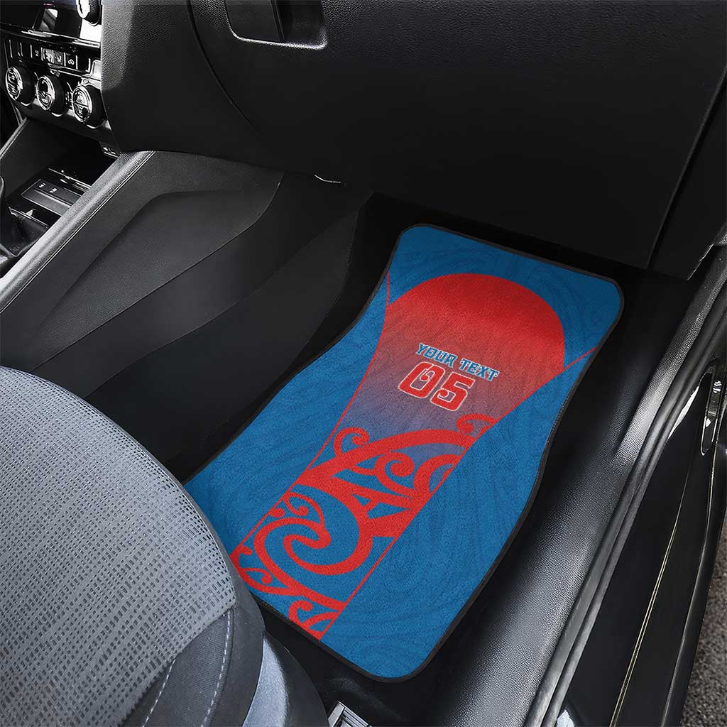 Custom St Joseph's Maori Girls' College Car Mats Maori Koru Pattern LT05 - Polynesian Pride